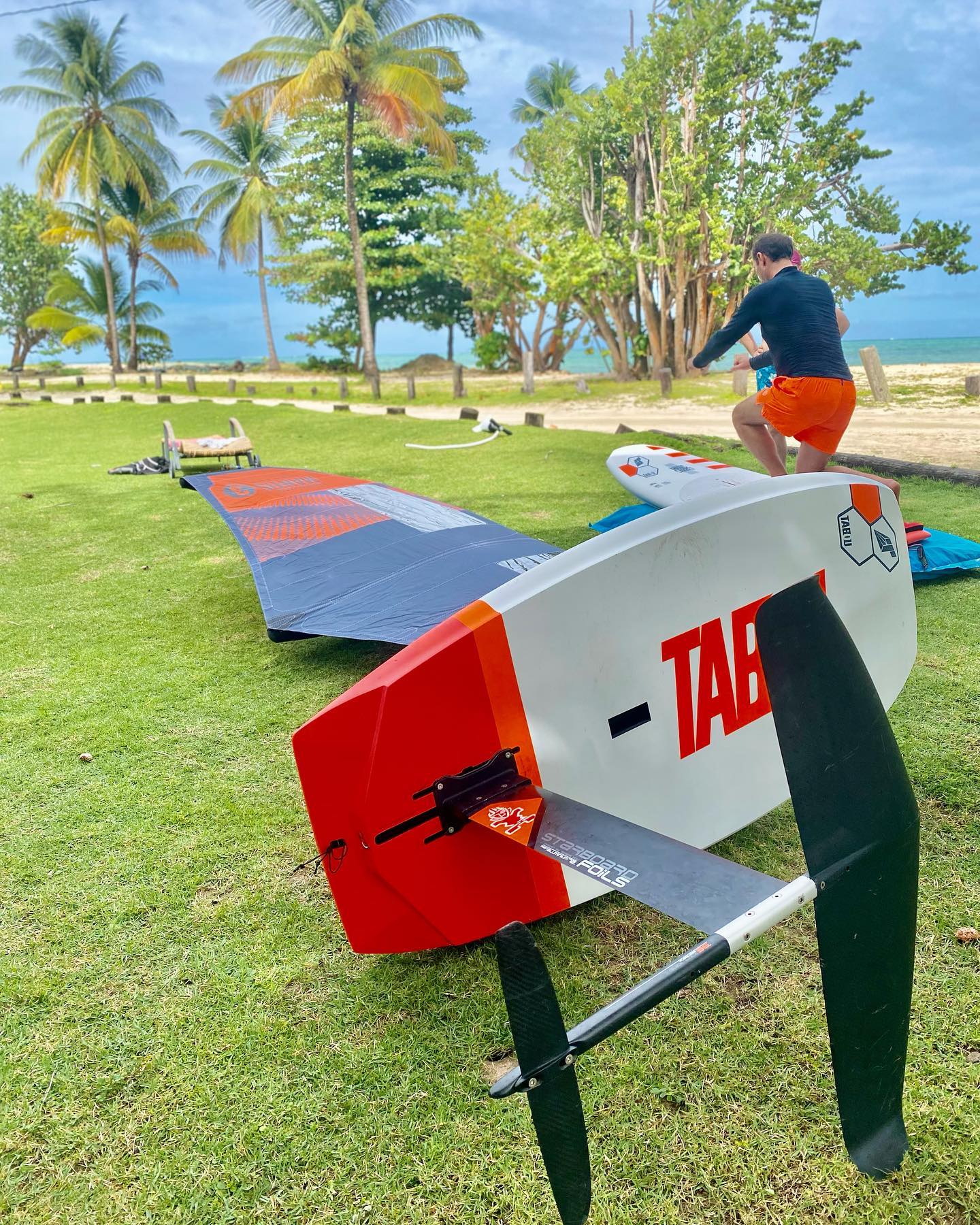 Wingfoilen auch in Tobago